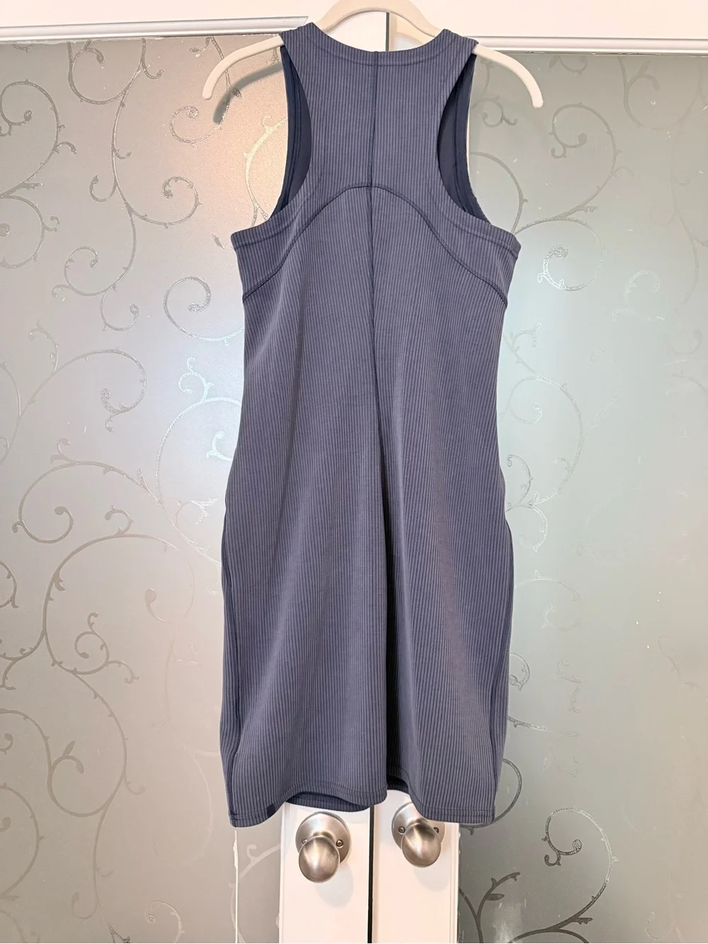 lululemon athletica Navy Ribbed Sleeveless Shift Dress